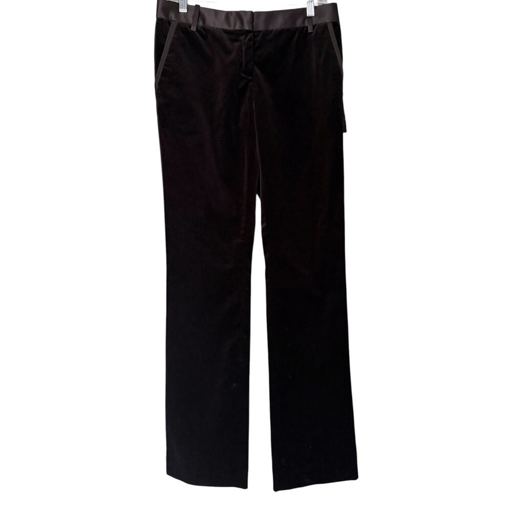 Vintage D&G Dolce & Gabbana Black Velvet Tuxedo Pants Women’s IT 42/ US 6 NEW